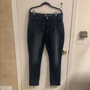 Levi's Gold Blue Straight Leg Jeans with Stretch and Mid-Rise Fit in Sz 33x32